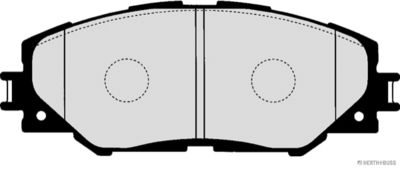 HERTH+BUSS JAKOPARTS Bremsbelagsatz, Scheibenbremse (J3602124)