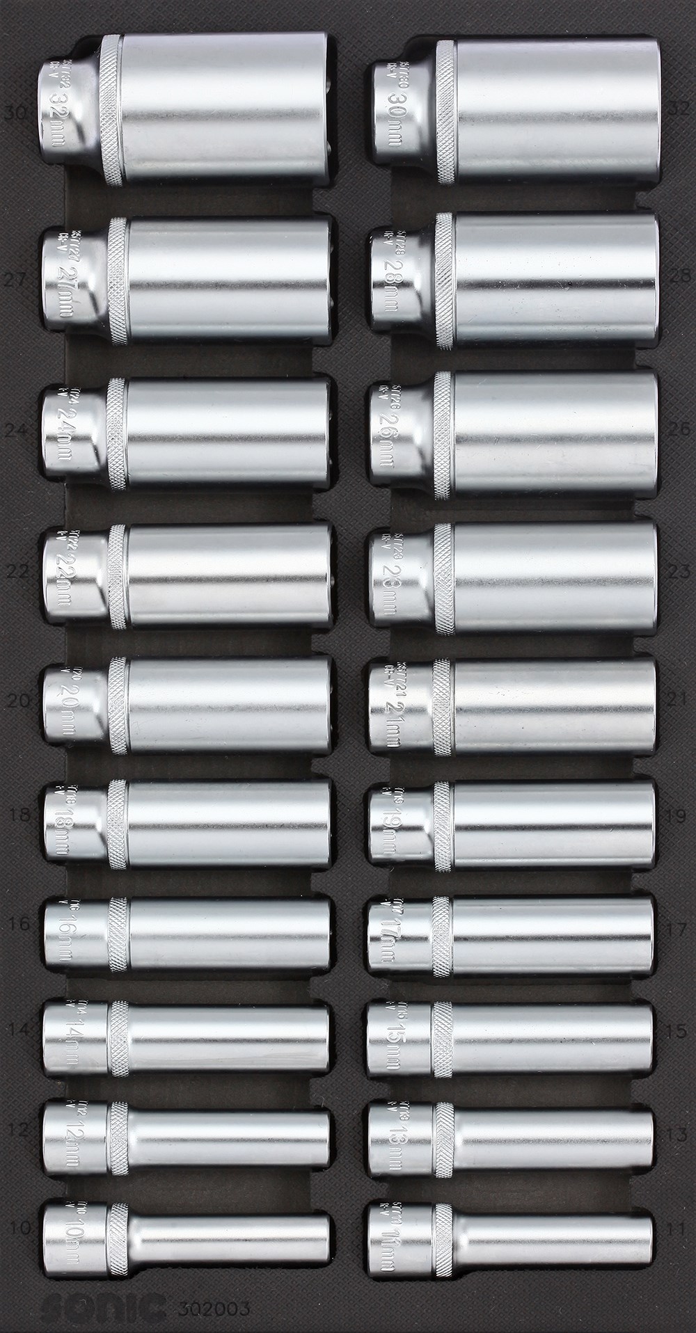 1/3 SFS 1/2'' Nuss-Satz lang 20-tlg.