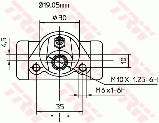 TRW Radbremszylinder (BWD103)