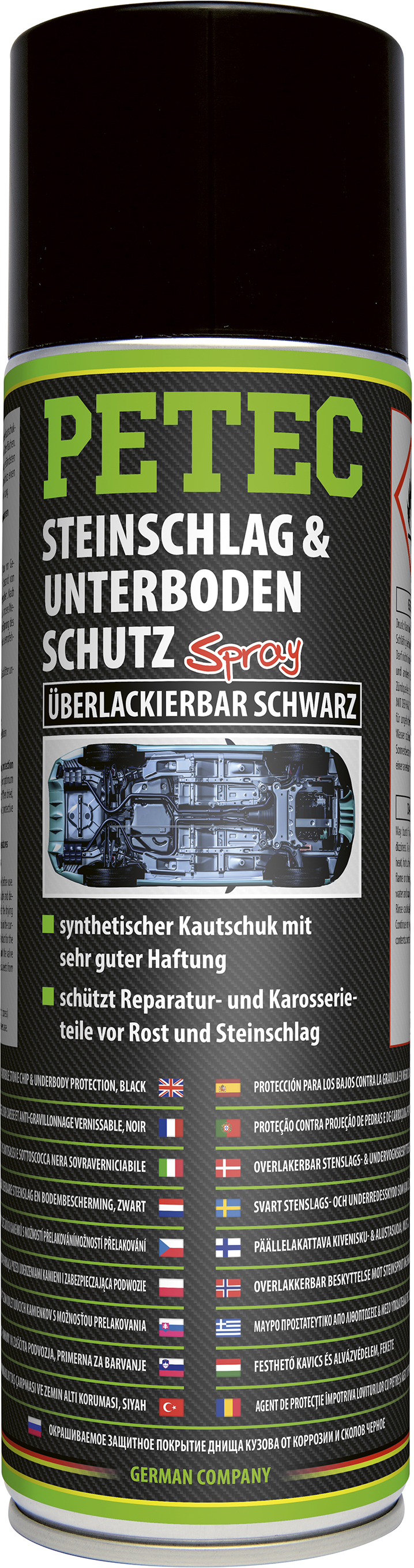 Steinschlag- & UBS, schwarz, 500ml, Kautschukbasis