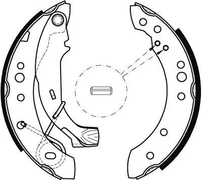 TRW Bremsbackensatz (GS8467) TRW Bremsbackensatz (GS8467)