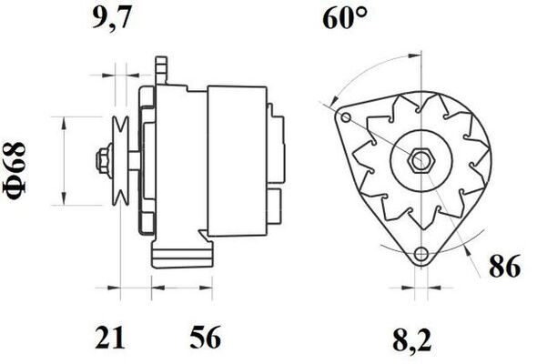 MAHLE Generator (MG 124) 3838922813371 MG 124