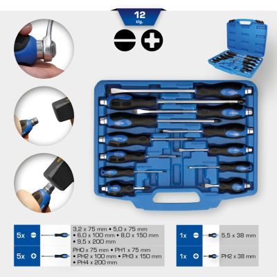 KS TOOLS Schlagschraubendreher-Satz (BT034012)