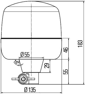 HELLA Rundumkennleuchte (2XD 012 878-011)