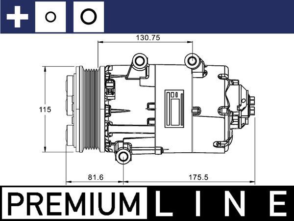MAHLE Kompressor, Klimaanlage (ACP 1331 000P)