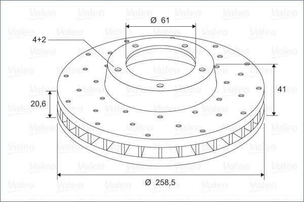 VALEO Bremsscheibe (886208) VALEO Bremsscheibe (886208)