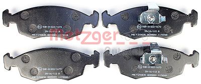 METZGER Bremsbelagsatz, Scheibenbremse (1170308)