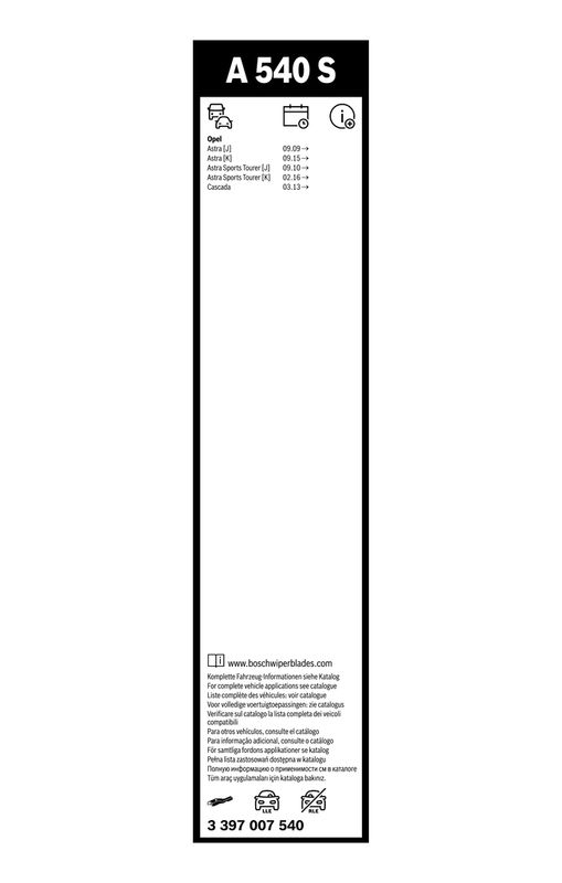 BOSCH Wischblatt (3 397 007 540) BOSCH Wischblatt (3 397 007 540)