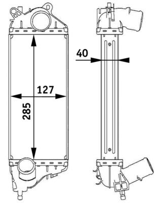 MAHLE Ladeluftkühler (CI 140 000P)