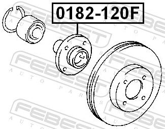 FEBEST Radnabe (0182-120F)