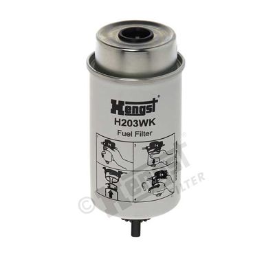 HENGST FILTER Kraftstofffilter (H203WK) Thumbnail