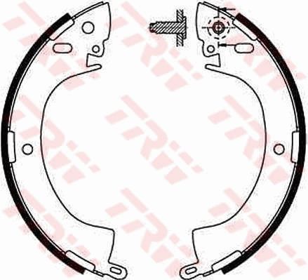 TRW Bremsbackensatz (GS8185)