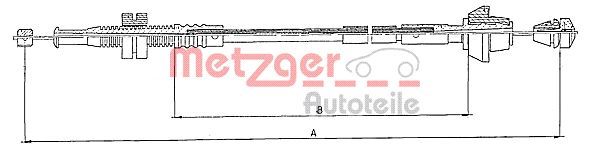 METZGER Gaszug (10.0152)