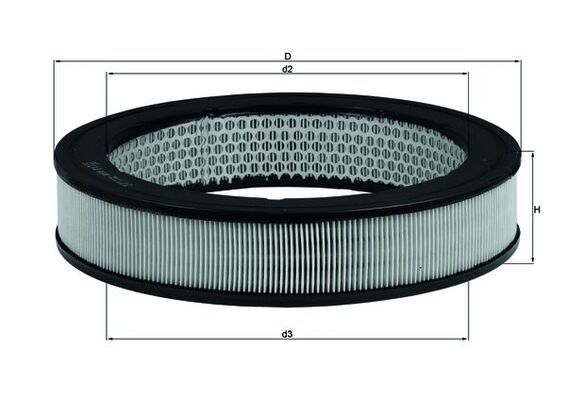 KNECHT Luftfilter (LX 8)