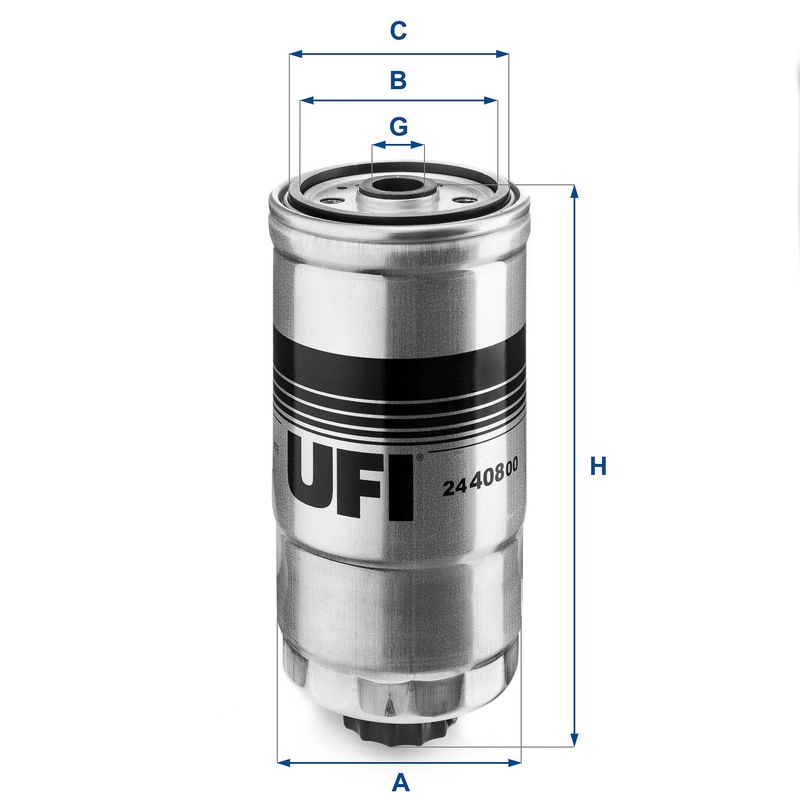 UFI Kraftstofffilter (24.408.00)