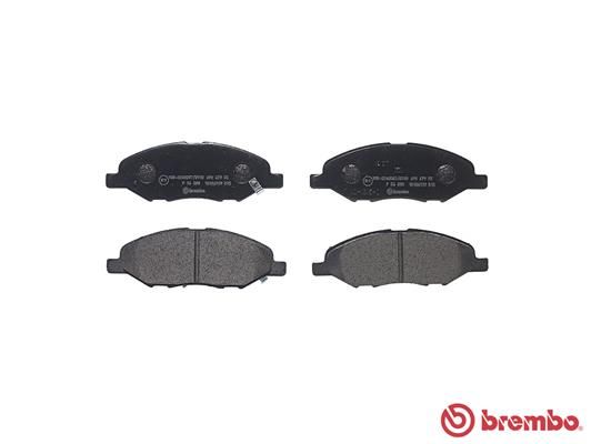 BREMBO Bremsbelagsatz, Scheibenbremse (P 56 088)