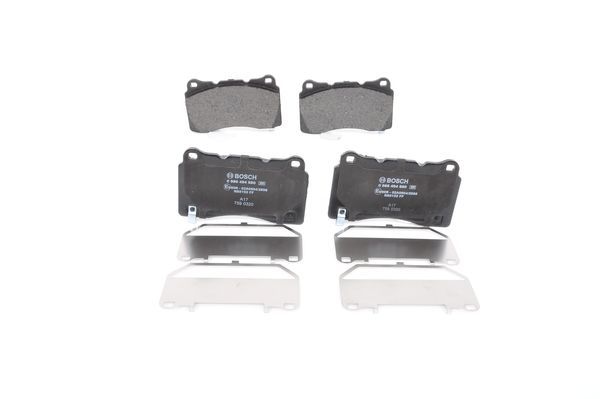 BOSCH Bremsbelagsatz, Scheibenbremse (0 986 494 880)