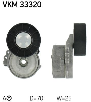 SKF Spannrolle, Keilrippenriemen (VKM 33320)