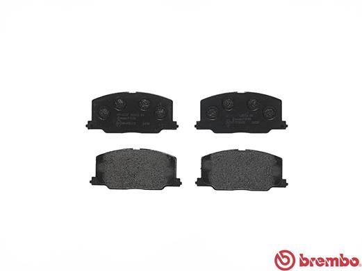 BREMBO Bremsbelagsatz, Scheibenbremse (P 83 016)
