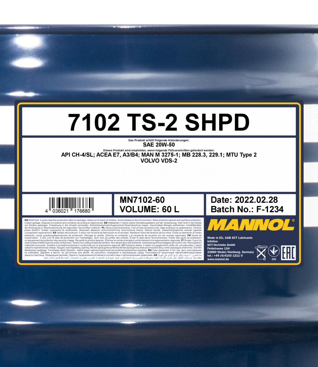MN TS-2 20W-50 SHPD