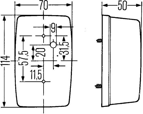 HELLA Blinkleuchte (2BA 002 324-021)