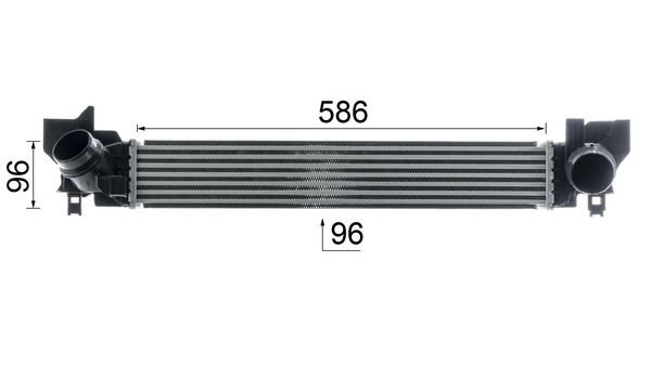MAHLE Ladeluftkühler (CI 180 000P)