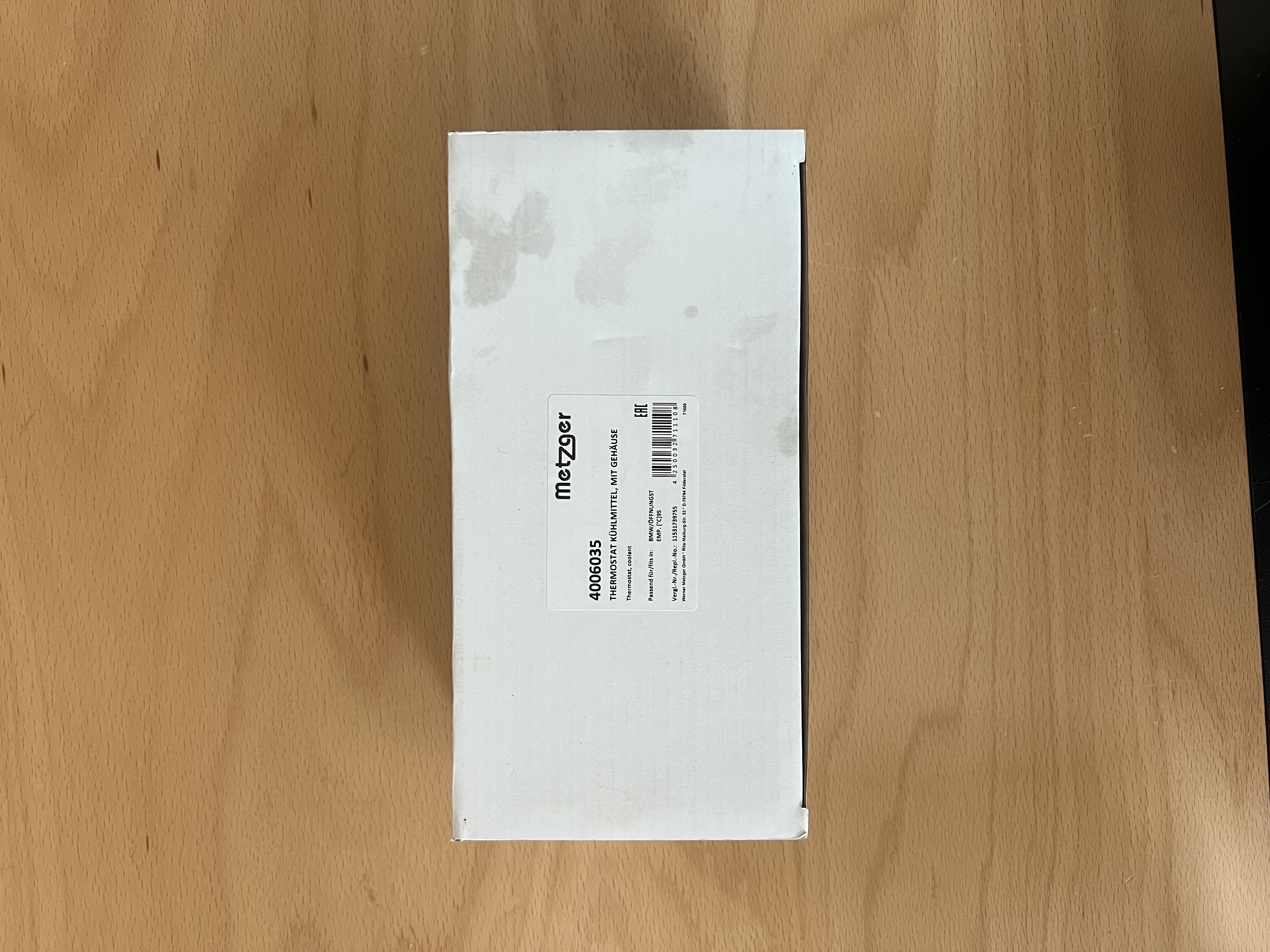 VERSANDRÜCKLÄUFER - METZGER Thermostat, Kühlmittel (4006035) 