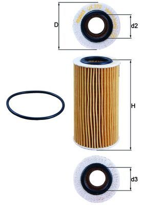 KNECHT Ölfilter (OX 370D)
