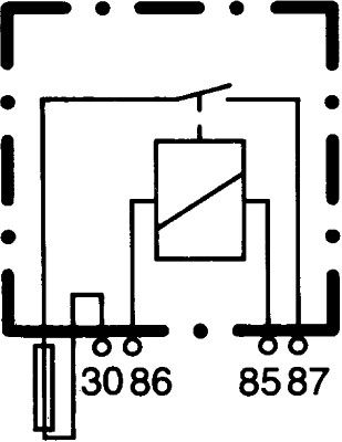 HELLA Relais, Arbeitsstrom (4RA 003 530-001)