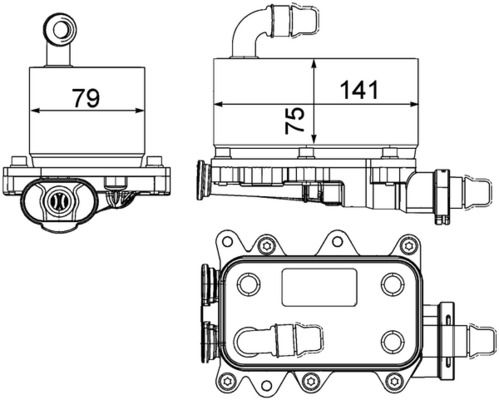 MAHLE Ölkühler, Automatikgetriebe (CLC 19 000P)