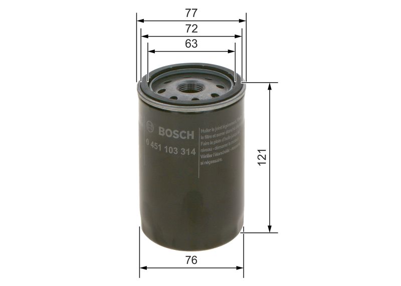 BOSCH Ölfilter (0 451 103 314) BOSCH Ölfilter (0 451 103 314)
