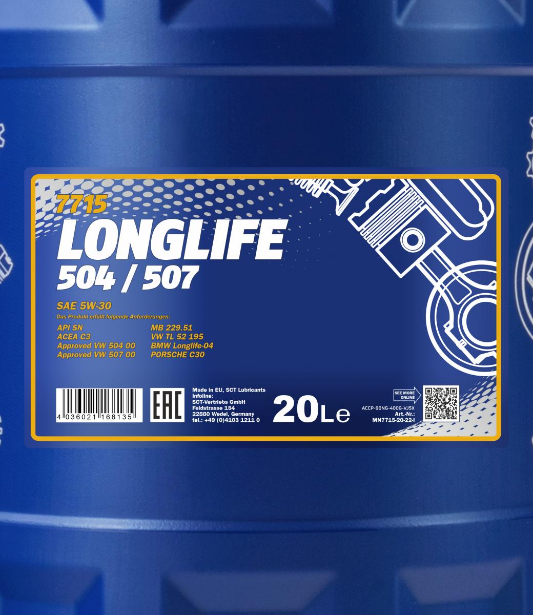 MN7715 Longlife 504/507 5W-30
