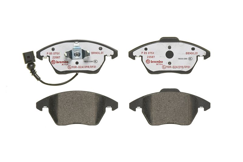 BREMBO Bremsbelagsatz, Scheibenbremse (P 85 075X)