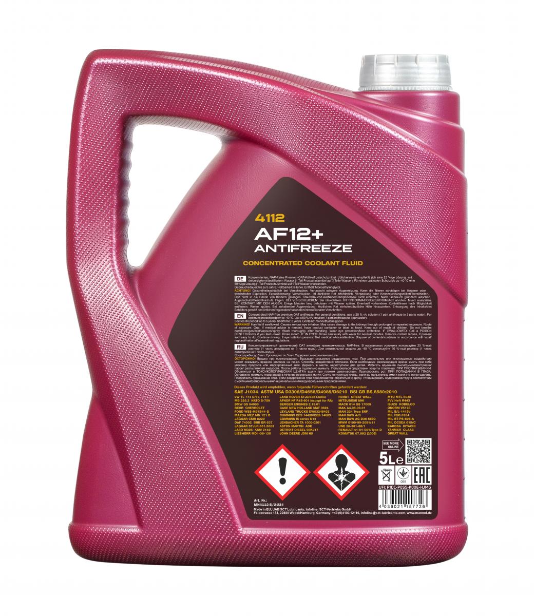 MN Antifreeze AF 12+ Longlife 4036021157726 MN4112-5