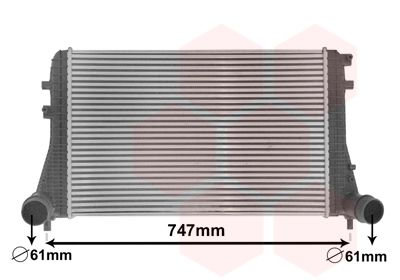 VAN WEZEL Ladeluftkühler (58004306) Thumbnail