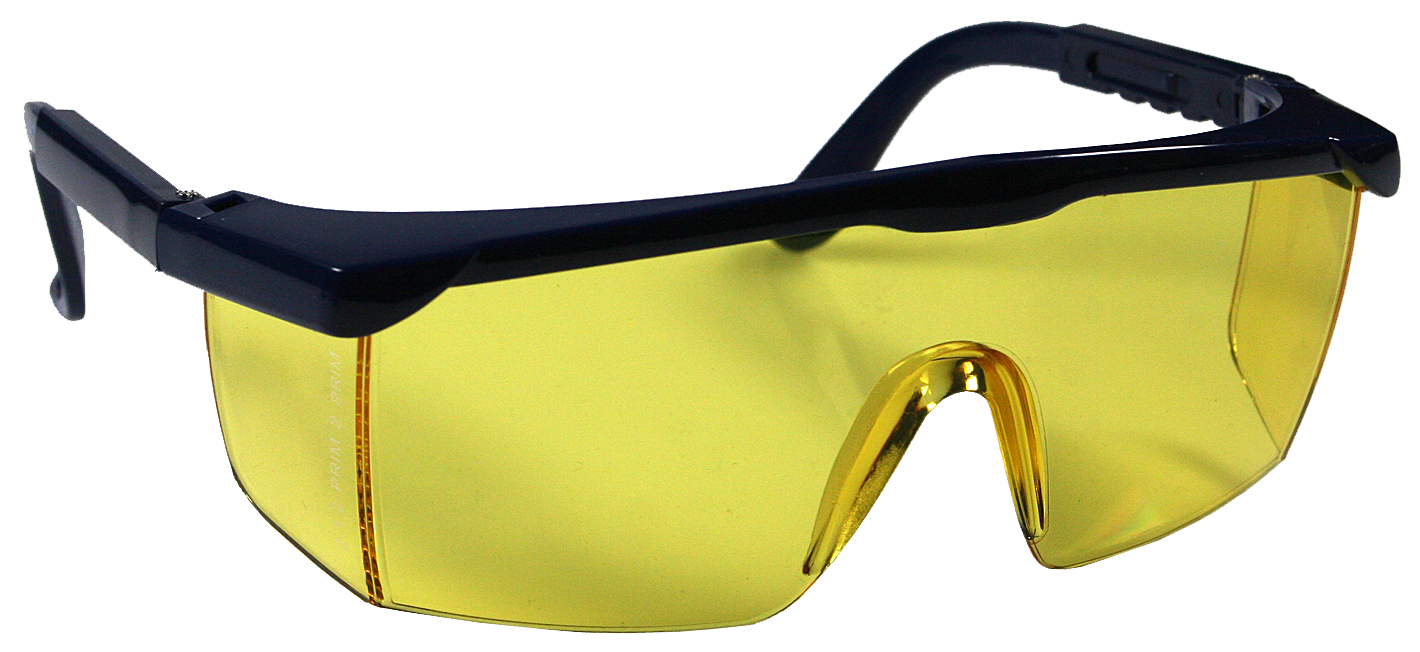 Schutzbrille, Gelb getönt, CE, EN 166/170