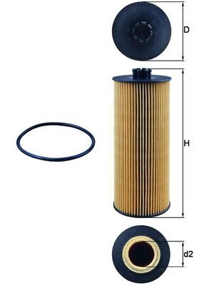 KNECHT Ölfilter (OX 155D)