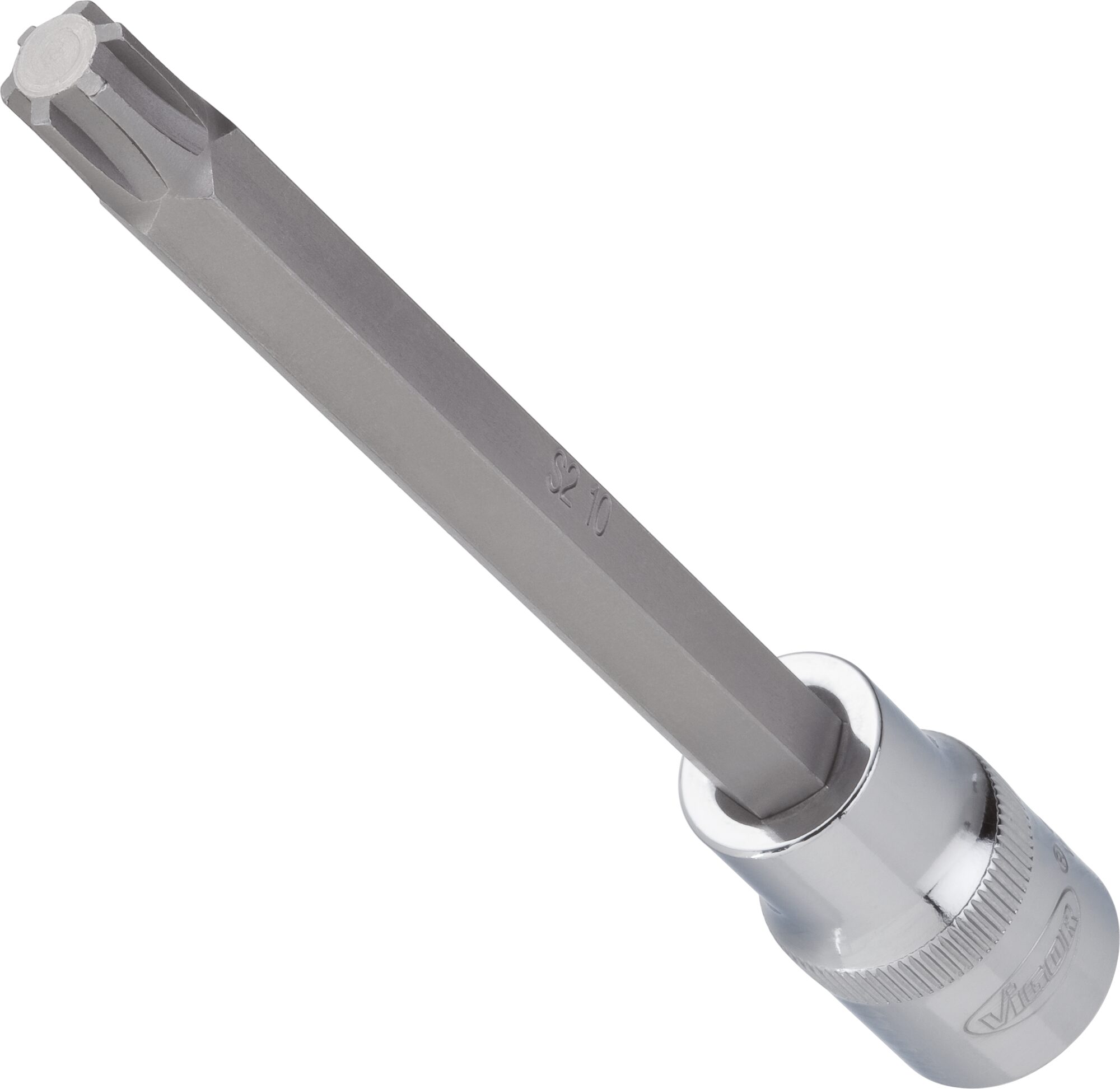 VIGOR RIBE Schraubendreher-Einsatz ∙ V2222 ∙ Vierkant12,5 mm (1/2 Zoll) ∙ Innen Keilprofil Ribe-CV ∙ M10