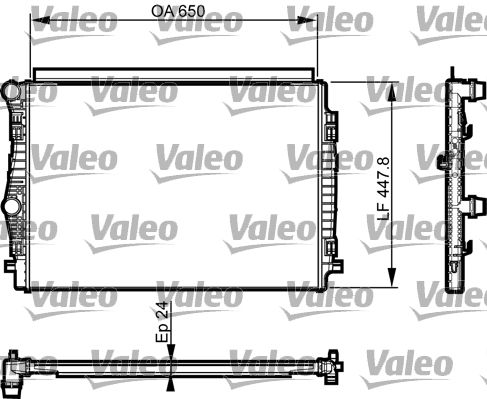 VALEO Kühler, Motorkühlung (735559)