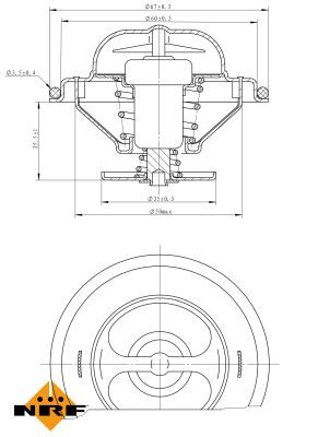 NRF Thermostat, Kühlmittel (725073) NRF Thermostat, Kühlmittel (725073)