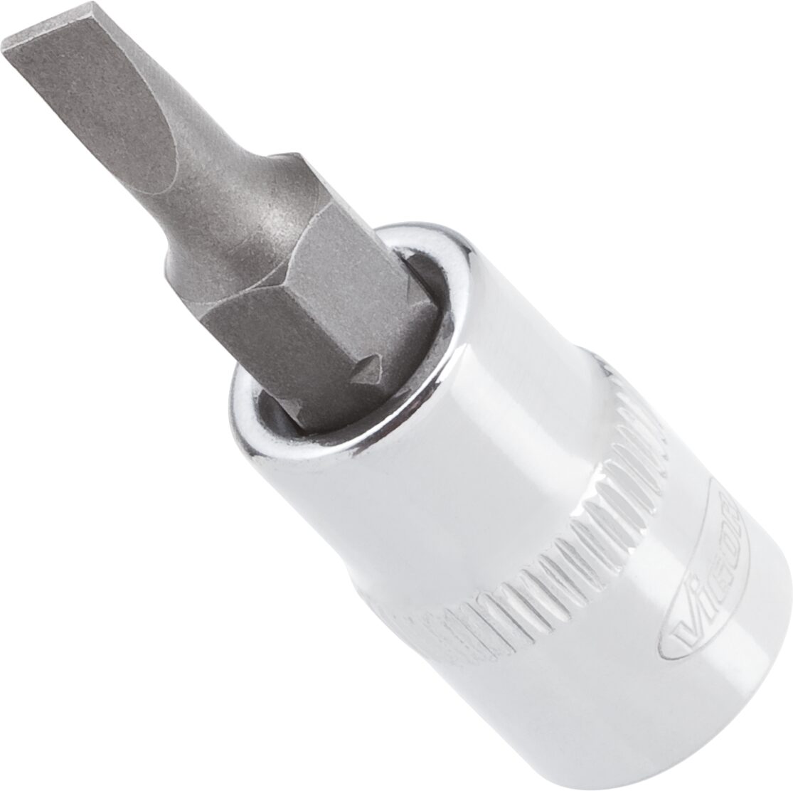 VIGOR Schraubendreher-Einsatz ∙ V2597N ∙ Vierkant6,3 mm (1/4 Zoll) ∙ Schlitz Profil ∙ 1.2 x 6.5 mm