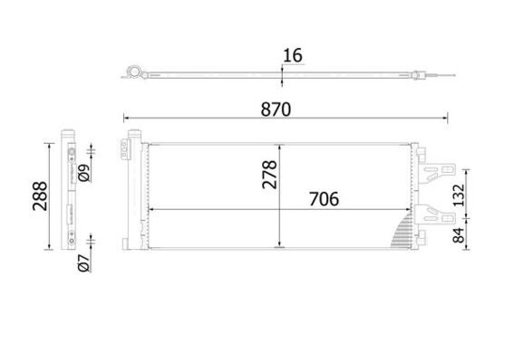 MAHLE Kondensator, Klimaanlage (AC 368 000S)