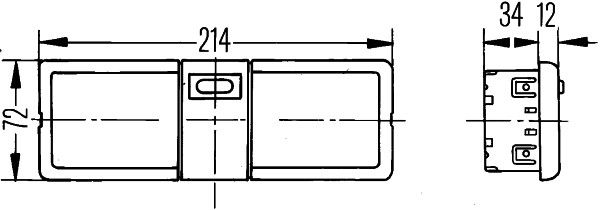 HELLA Innenraumleuchte (2JA 006 447-251)