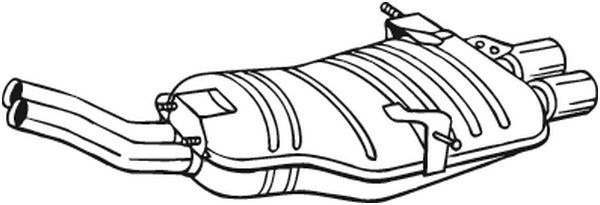 BOSAL Endschalldämpfer (247-531) Thumbnail