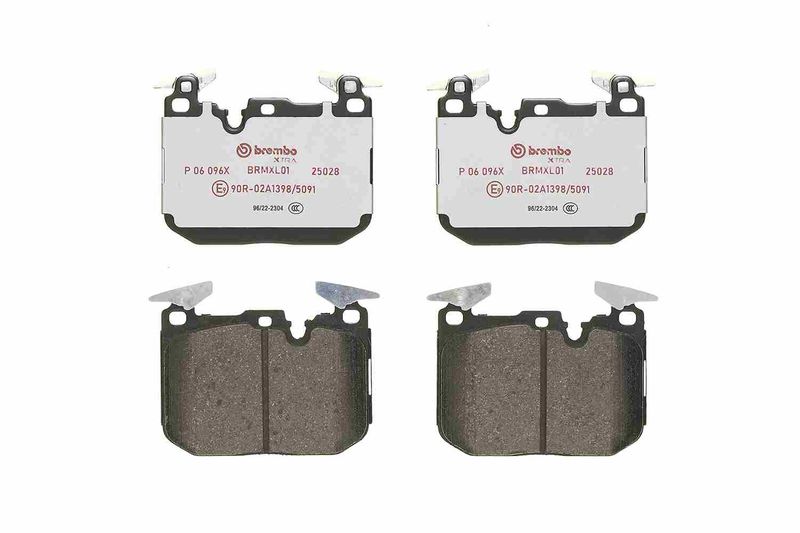 BREMBO Bremsbelagsatz, Scheibenbremse (P 06 096X)