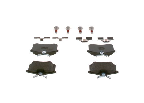 BOSCH Bremsbelagsatz, Scheibenbremse (0 986 494 600)