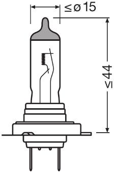 ams-OSRAM Glühlampe, Fernscheinwerfer (64215TSP)