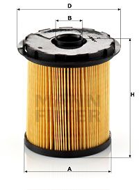 MANN-FILTER Kraftstofffilter (PU 822 x) Thumbnail