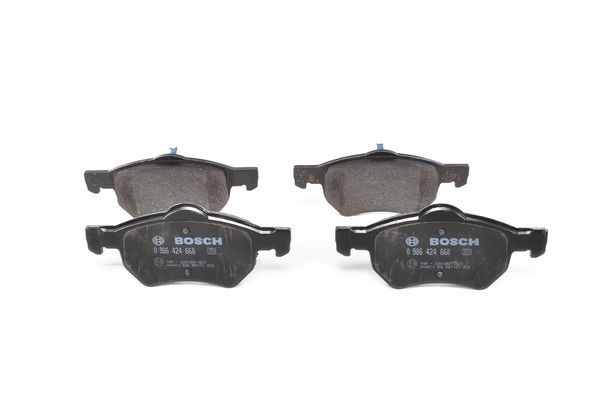 BOSCH Bremsbelagsatz, Scheibenbremse (0 986 424 668)