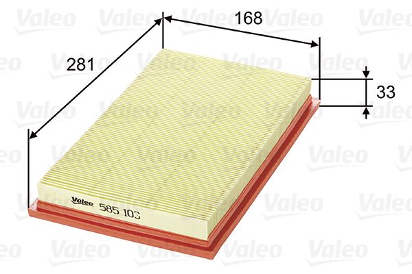 VALEO Luftfilter (585103)